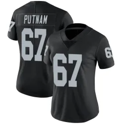 Women's Will Putnam Las Vegas Raiders No.67 Limited Team Color Vapor Untouchable Jersey - Black