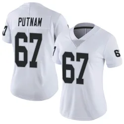 Women's Will Putnam Las Vegas Raiders No.67 Limited Vapor Untouchable Jersey - White