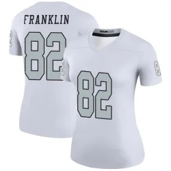 Women's Zakhari Franklin Las Vegas Raiders No.82 Legend Color Rush Jersey - White