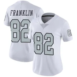 Women's Zakhari Franklin Las Vegas Raiders No.82 Limited Color Rush Jersey - White