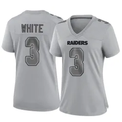 Women's Zamir White Las Vegas Raiders No.3 Game Atmosphere Fashion Jersey - Gray