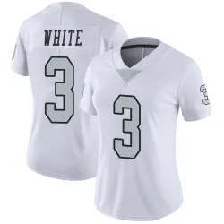 Women's Zamir White Las Vegas Raiders No.3 Limited Color Rush Jersey - White
