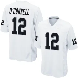 Youth Aidan O'Connell Las Vegas Raiders No.12 Game Jersey - White