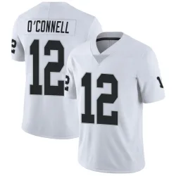 Youth Aidan O'Connell Las Vegas Raiders No.12 Limited Vapor Untouchable Jersey - White