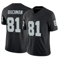 Youth Alex Bachman Las Vegas Raiders No.81 Limited Vapor F.U.S.E. Jersey - Black