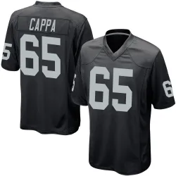 Youth Alex Cappa Las Vegas Raiders No.65 Game Team Color Jersey - Black