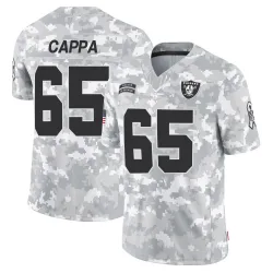 Youth Alex Cappa Las Vegas Raiders No.65 Limited 2024 Salute to Service Jersey - Arctic Camo