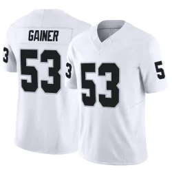 Youth Amari Gainer Las Vegas Raiders No.53 Limited Vapor F.U.S.E. Jersey - White
