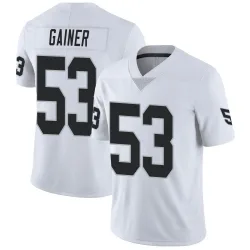 Youth Amari Gainer Las Vegas Raiders No.53 Limited Vapor Untouchable Jersey - White