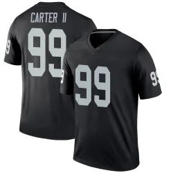 Youth Andre Carter II Las Vegas Raiders No.99 Legend Jersey - Black