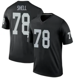 Youth Art Shell Las Vegas Raiders No.78 Legend Jersey - Black