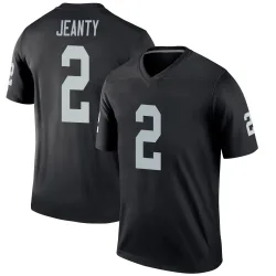 Youth Ashton Jeanty Las Vegas Raiders No.2 Legend Jersey - Black