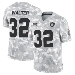 Youth Austin Walter Las Vegas Raiders No.32 Limited 2024 Salute to Service Jersey - Arctic Camo