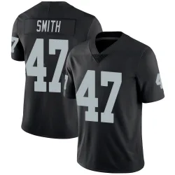 Youth Brandon Smith Las Vegas Raiders No.47 Limited Team Color Vapor Untouchable Jersey - Black