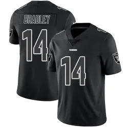 Youth Carter Bradley Las Vegas Raiders No.14 Limited Jersey - Black Impact