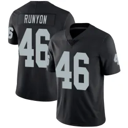 Youth Carter Runyon Las Vegas Raiders No.46 Limited Team Color Vapor Untouchable Jersey - Black