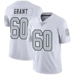 Youth Charles Grant Las Vegas Raiders No.60 Limited Color Rush Jersey - White