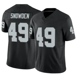 Youth Charles Snowden Las Vegas Raiders No.49 Limited Vapor F.U.S.E. Jersey - Black