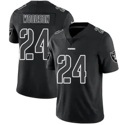 Youth Charles Woodson Las Vegas Raiders No.24 Limited Jersey - Black Impact