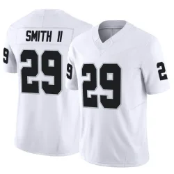 Youth Chris Smith II Las Vegas Raiders No.29 Limited Vapor F.U.S.E. Jersey - White