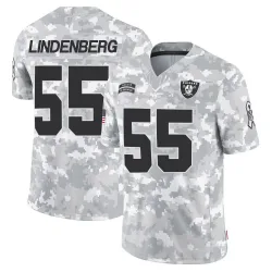 Youth Cody Lindenberg Las Vegas Raiders No.55 Limited 2024 Salute to Service Jersey - Arctic Camo
