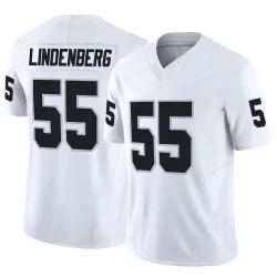 Youth Cody Lindenberg Las Vegas Raiders No.55 Limited Vapor F.U.S.E. Jersey - White