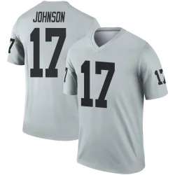 Youth Collin Johnson Las Vegas Raiders No.17 Legend Inverted Silver Jersey