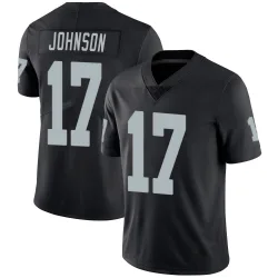Youth Collin Johnson Las Vegas Raiders No.17 Limited Team Color Vapor Untouchable Jersey - Black