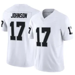 Youth Collin Johnson Las Vegas Raiders No.17 Limited Vapor F.U.S.E. Jersey - White
