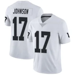 Youth Collin Johnson Las Vegas Raiders No.17 Limited Vapor Untouchable Jersey - White