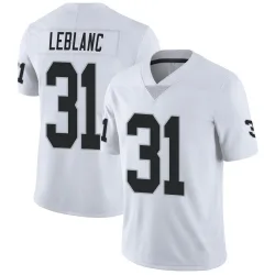 Youth Cre'Von LeBlanc Las Vegas Raiders No.31 Limited Vapor Untouchable Jersey - White