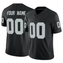 Youth Custom Las Vegas Raiders No.00 Limited Vapor F.U.S.E. Jersey - Black