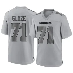 Youth DJ Glaze Las Vegas Raiders No.71 Game Atmosphere Fashion Jersey - Gray