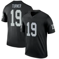 Youth DJ Turner Las Vegas Raiders No.19 Legend Jersey - Black