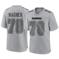 Youth Dalton Wagner Las Vegas Raiders No.78 Game Atmosphere Fashion Jersey - Gray