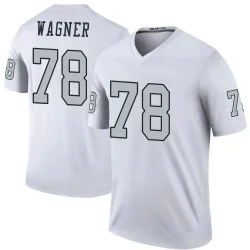 Youth Dalton Wagner Las Vegas Raiders No.78 Legend Color Rush Jersey - White