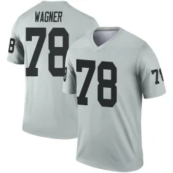 Youth Dalton Wagner Las Vegas Raiders No.78 Legend Inverted Silver Jersey