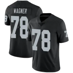 Youth Dalton Wagner Las Vegas Raiders No.78 Limited Team Color Vapor Untouchable Jersey - Black