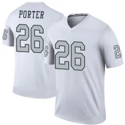 Youth Darien Porter Las Vegas Raiders No.26 Legend Color Rush Jersey - White