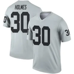 Youth Darnay Holmes Las Vegas Raiders No.30 Legend Inverted Silver Jersey