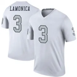 Youth Daryle Lamonica Las Vegas Raiders No.3 Legend Color Rush Jersey - White