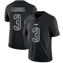 Youth Daryle Lamonica Las Vegas Raiders No.3 Limited Jersey - Black Impact