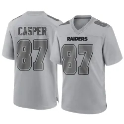 Youth Dave Casper Las Vegas Raiders No.87 Game Atmosphere Fashion Jersey - Gray