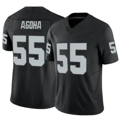 Youth David Agoha Las Vegas Raiders No.55 Limited Vapor F.U.S.E. Jersey - Black