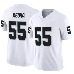 Youth David Agoha Las Vegas Raiders No.55 Limited Vapor F.U.S.E. Jersey - White