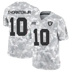 Youth Dont'e Thornton Jr. Las Vegas Raiders No.10 Limited 2024 Salute to Service Jersey - Arctic Camo