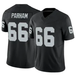 Youth Dylan Parham Las Vegas Raiders No.66 Limited Vapor F.U.S.E. Jersey - Black