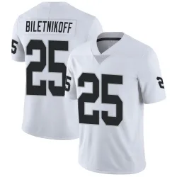 Youth Fred Biletnikoff Las Vegas Raiders No.25 Limited Vapor Untouchable Jersey - White
