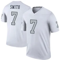 Youth Geno Smith Las Vegas Raiders No.7 Legend Color Rush Jersey - White