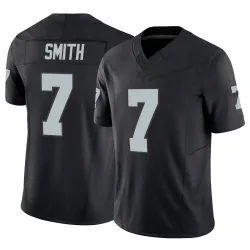 Youth Geno Smith Las Vegas Raiders No.7 Limited Vapor F.U.S.E. Jersey - Black